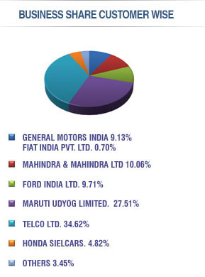 Business Share Customer Wise